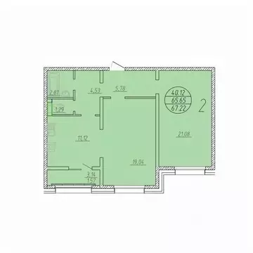2-к кв. Сахалинская область, Анивский городской округ, с. Новотроицкое ...