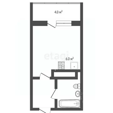Студия Тюменская область, Тюмень ул. Александра Протозанова, 4 (25.0 ...