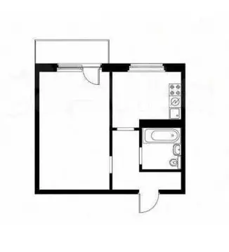 1-комнатная квартира: Самара, Ново-Садовая улица, 42 (32.9 м)