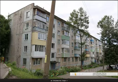 Свободной планировки кв. Чувашия, Чебоксары ул. Энтузиастов, 5к1 (45.5 ...