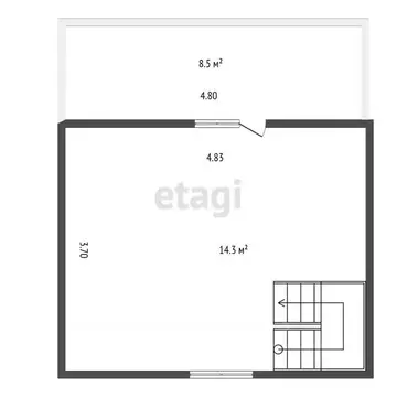 Дом в Свердловская область, Екатеринбург Ручеек СТ, 47 (51 м)