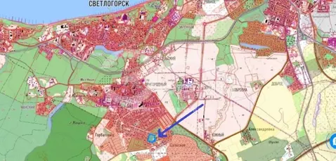 Участок в Калининградская область, Зеленоградский муниципальный округ, ...