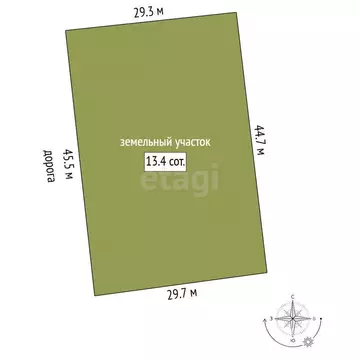 Участок в муниципальный округ Омский район, деревня Зелёное Поле (9.52 ...