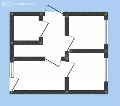 2-комнатная квартира: Иркутск, улица Воровского, 6 (41.7 м)