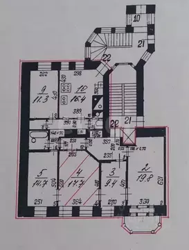 Комната Санкт-Петербург 10-я Васильевского острова линия, 27/45 (17.7 ...