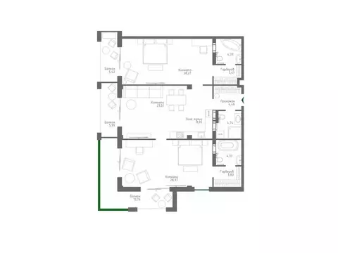 3-к кв. Крым, Алушта ул. Парковая, 7 (141.25 м)