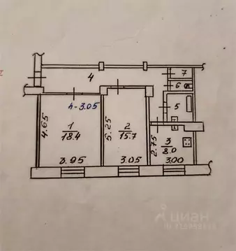 2-к кв. Воронежская область, Воронеж Плехановская ул., 49 (61.3 м)