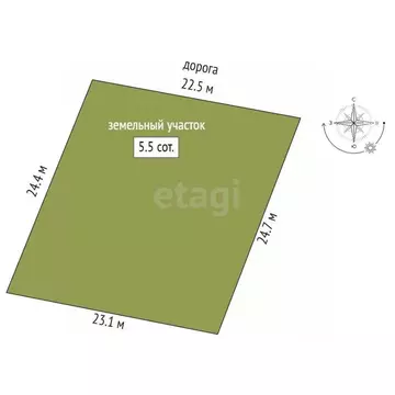 Участок в Владимирская область, Гусь-Хрустальный район, Анопино ...