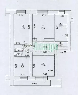 4-к кв. Забайкальский край, Чита ул. Журавлева, 68 (80.6 м)