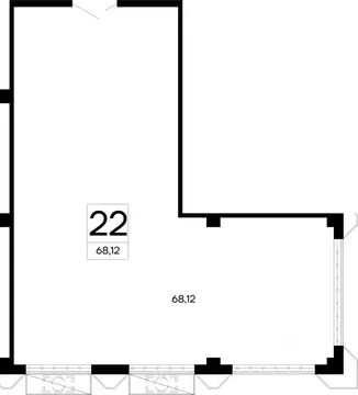 Офис в Крым, Симферополь ул. Крымская, 2 (68 м)