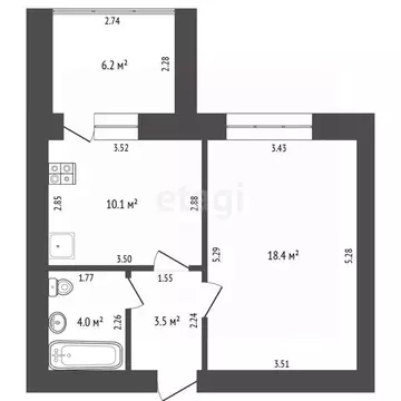 1-к кв. Башкортостан, Стерлитамак ул. Строителей, 8 (36.0 м)