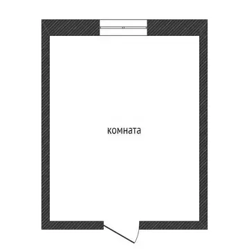1к в -комнатной квартире (13 м)