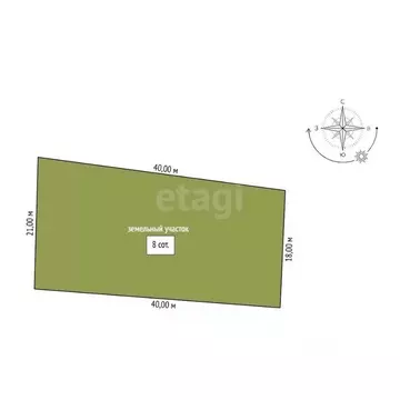 Участок в Амурская область, Благовещенск Азимут СТ,  (8.0 сот.)