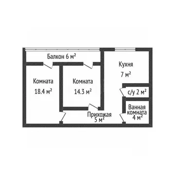2-к кв. Краснодарский край, Новороссийск ул. Карамзина, 45 (52.7 м)