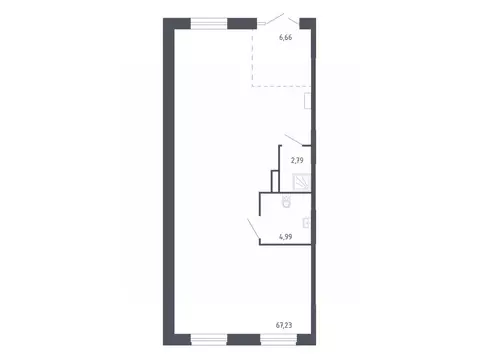 Помещение свободного назначения в Тюменская область, Тюмень ул. Юрия ...