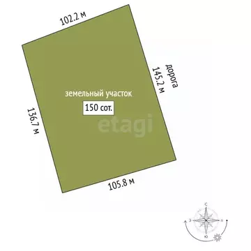 Участок в Псковская область, Печорский муниципальный округ, д. ...