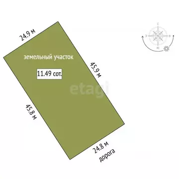 Участок в Камчатский край, Елизово  (11.4 сот.)