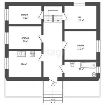 Дом в Башкортостан, Стерлитамакский район, Казадаевский сельсовет, ...