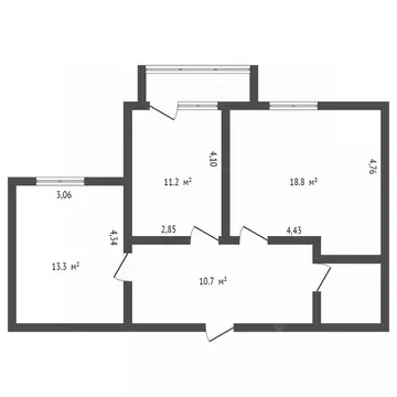 2-к кв. Амурская область, Благовещенск Амурская ул., 208 (72.0 м)