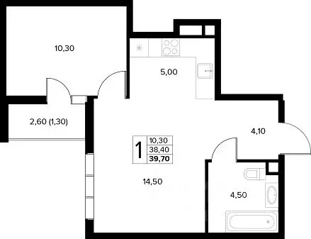 1-к кв. Краснодарский край, Анапа муниципальный округ, с. Сукко ...