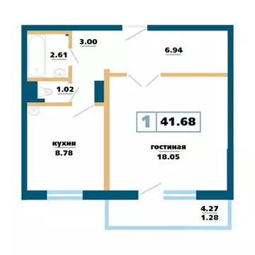 1-к кв. Красноярский край, Красноярск Нанжуль-Солнечный мкр, ...