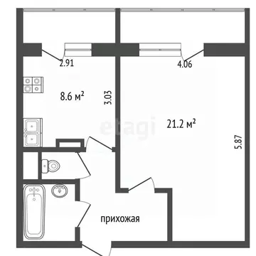 1-к кв. Москва ул. Рогова, 12К1 (39.2 м)