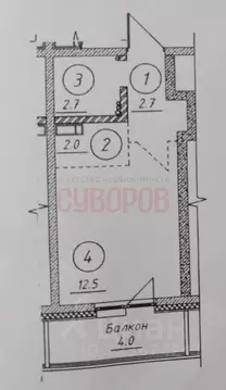 1-к кв. Иркутская область, Ангарск 34-й мкр, 55 (23.9 м)