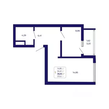 1-к кв. Башкортостан, Уфа Затон-Восточный жилрайон, Паруса жилой ...