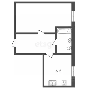 1-к кв. Ставропольский край, Ессентуки Полевая ул. (32.0 м)