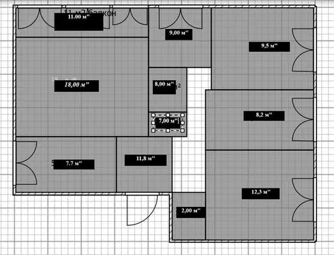 5-к кв. Московская область, Раменское пос. Красный Октябрь, 47А (86.0 ...
