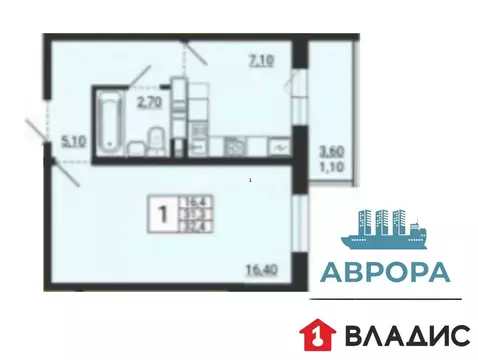 1-к кв. Челябинская область, Магнитогорск просп. Карла Маркса, 237/3 ...
