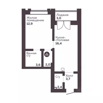 1-к кв. Свердловская область, Екатеринбург Уралмаш жилрайон, Голос ...