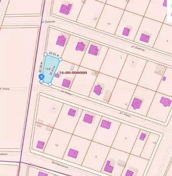 Участок в Татарстан, с. Пестрецы ул. Уныш, 14 (7.2 сот.)