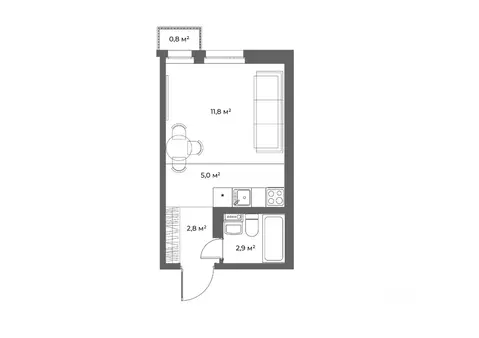 Студия Ленинградская область, Всеволожский район, д. Новое Девяткино ...