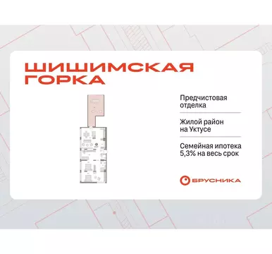 3-к кв. Свердловская область, Екатеринбург ул. Мраморская, 15 (161.58 ...