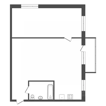 2-к кв. Красноярский край, Красноярск ул. Академгородок, 4 (45.9 м)