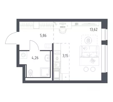 Студия Санкт-Петербург, Санкт-Петербург, Колпино Новое Колпино жилой ...