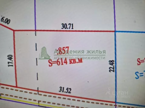 Участок в Саратовская область, пос. Расково ул. Тихая, 15 (6.2 сот.)