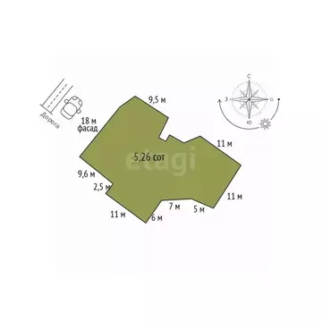 Участок в Краснодарский край, Геленджик городской округ, с. ...