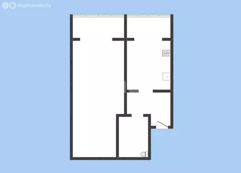 1-комнатная квартира: Черкесск, Октябрьская улица, 9Нк3 (47.9 м)