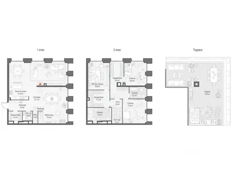 4-к кв. Москва Лайф Тайм жилой комплекс (209.0 м)