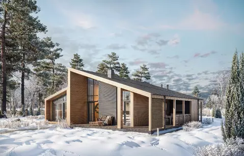 Коттедж в Ленинградская область, Приозерский район, Раздольевское ...