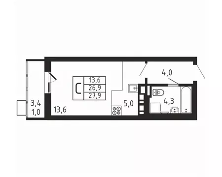 Студия Московская область, Мытищи городской округ, д. Пирогово ...
