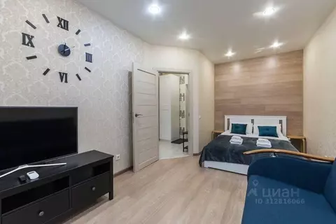 1-к кв. Татарстан, Казань ул. Николая Ершова, 62Дк1 (40.0 м)