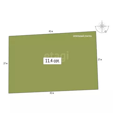 Участок в Майминский район, посёлок Алфёрово (11.4 м)