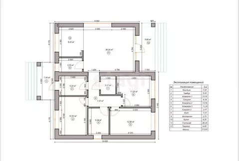 Дом в село Первомайский, Арктическая улица (120 м)