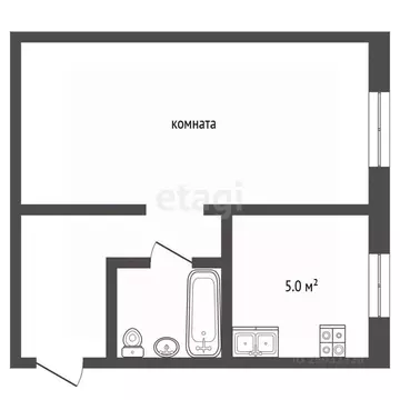 1-к кв. Нижегородская область, Выкса Стахановская ул., 23 (29.4 м)