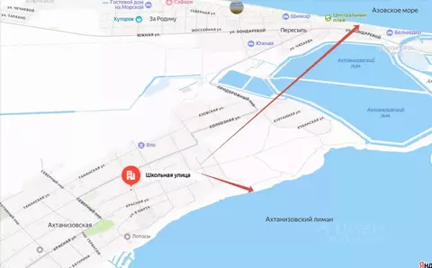 Участок в Краснодарский край, Темрюкский район, Ахтанизовская ст-ца ...