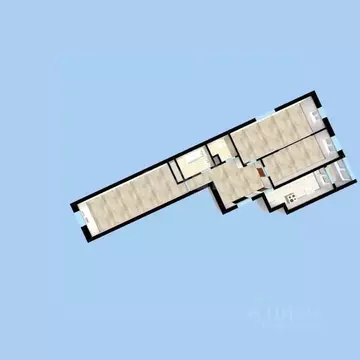 3-к кв. Башкортостан, Уфа ул. Бориса Домашникова, 22 (88.4 м)