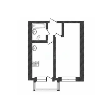 1-к кв. Смоленская область, Смоленск просп. Строителей, 23Б (39.0 м)